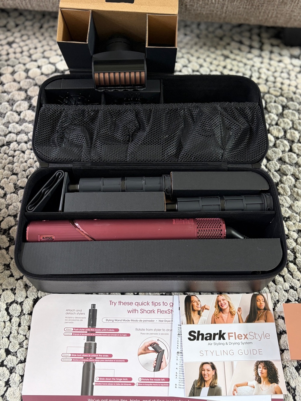Shark FlexStyle Air Styling & Drying System - Black Cherry Limited Edition